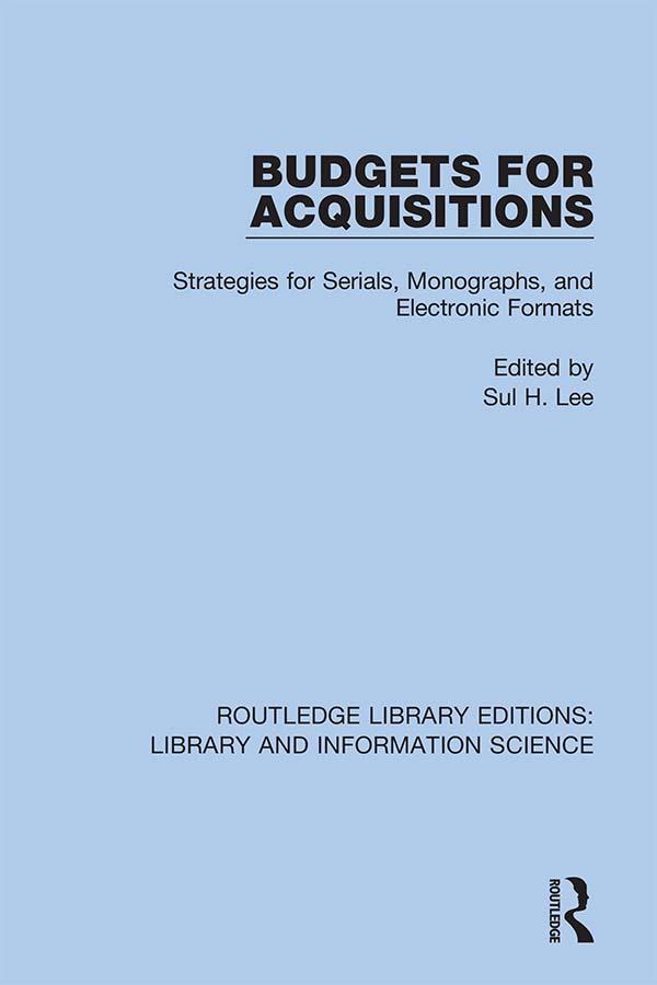 Budgets for Acquisitions by Sul H. Lee