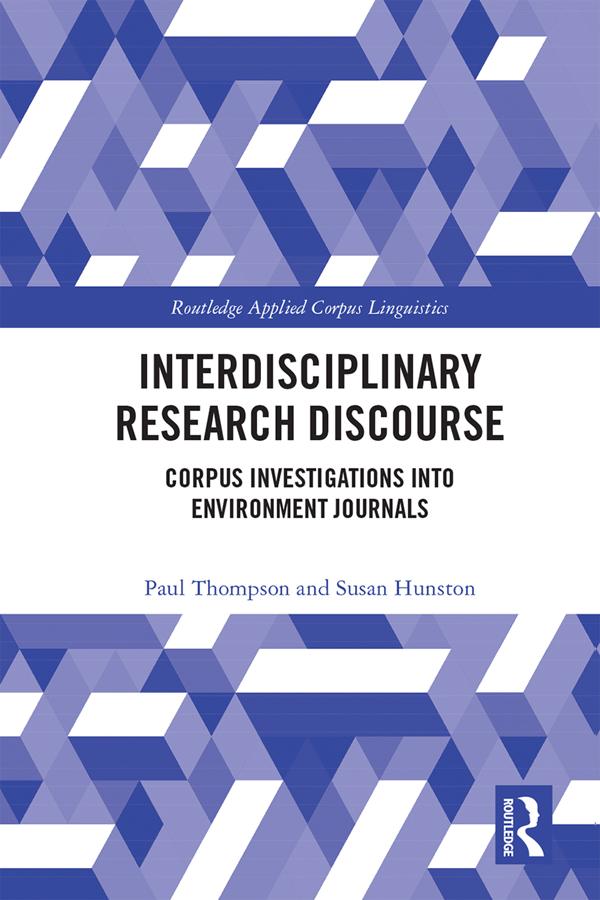Interdisciplinary Research Discourse by Paul Thompson, Susan Hunston