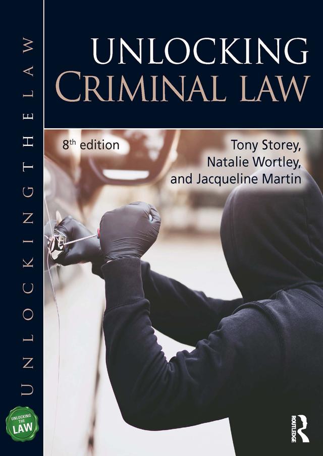 Unlocking Criminal Law by Jacqueline Martin, Tony Storey