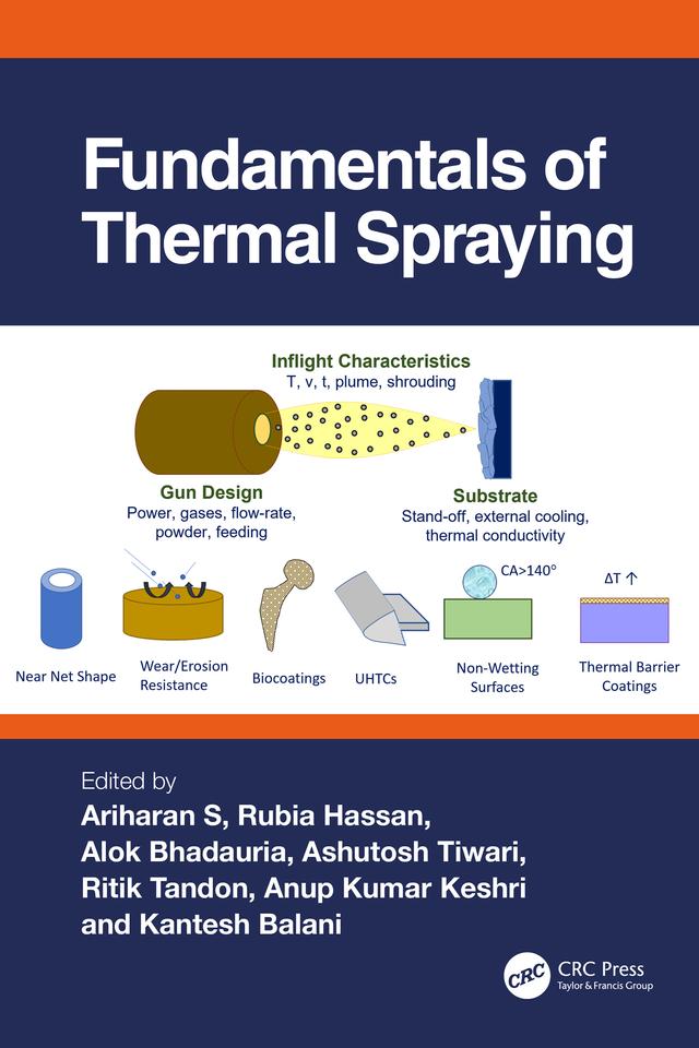 Fundamentals of Thermal Spraying by Alok Bhadauria, Anup Kumar Keshri, Ariharan S, Ashutosh Tiwari, Kantesh Balani, Ritik Tandon, Rubia Hassan