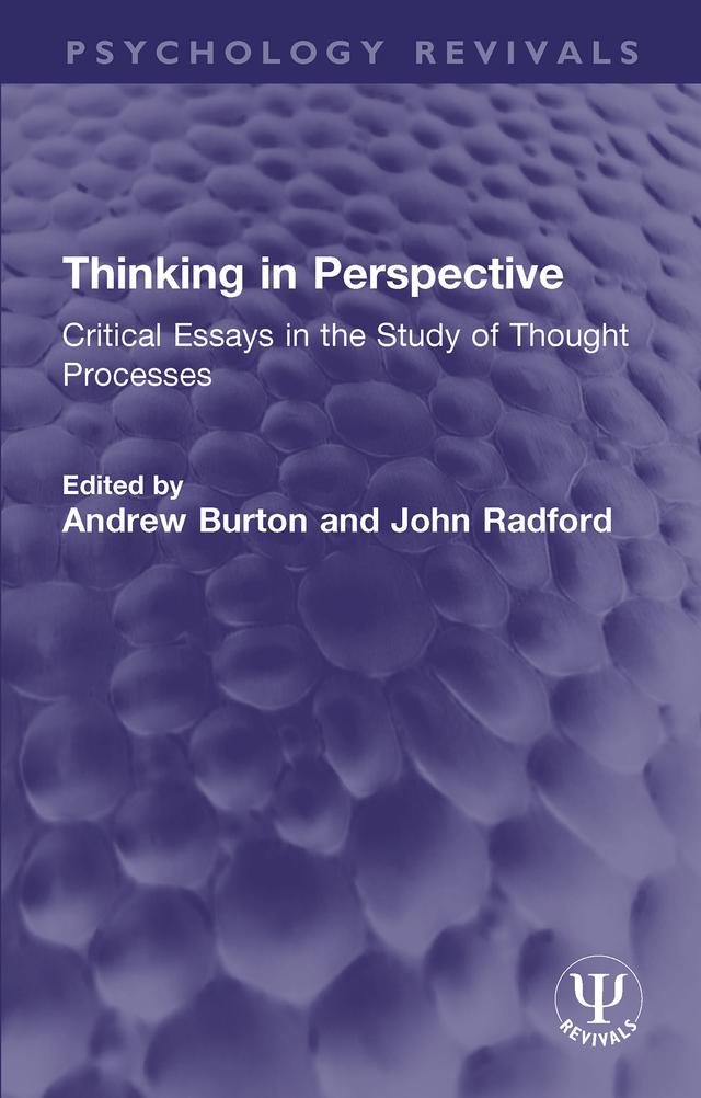 Thinking in Perspective by Andrew Burton, John Radford