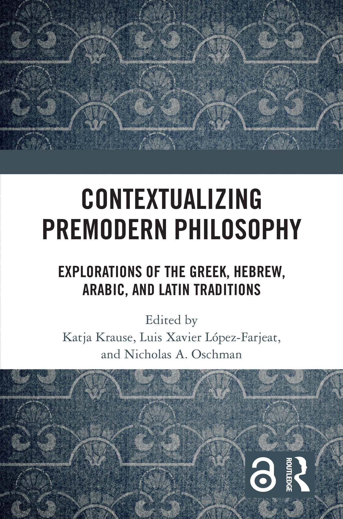 Contextualizing Premodern Philosophy