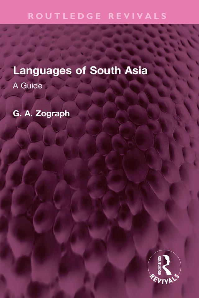 Languages of South Asia by G. A. Zograph