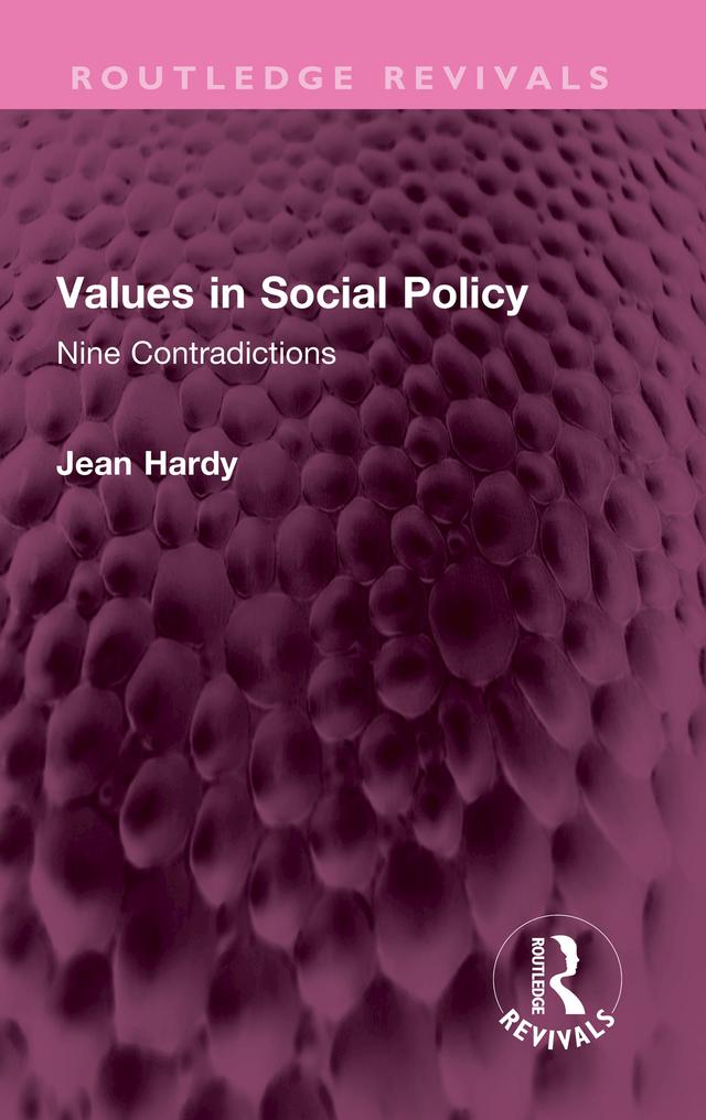 Values in Social Policy by Jean Hardy