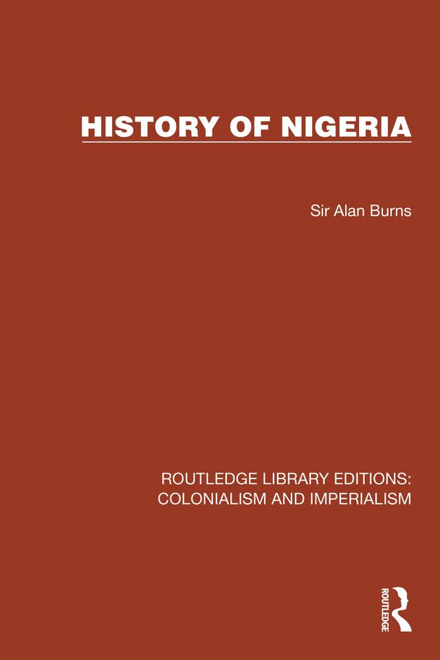 History of Nigeria by Sir Alan Burns