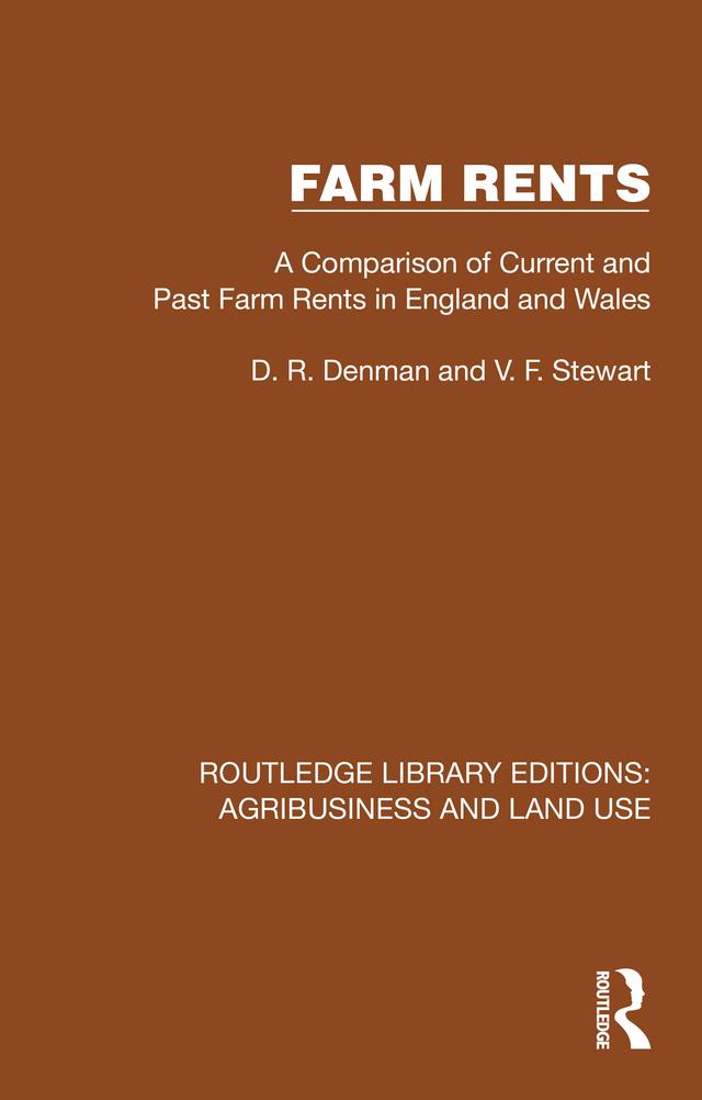 Farm Rents by D. R. Denman, V. F. Stewart