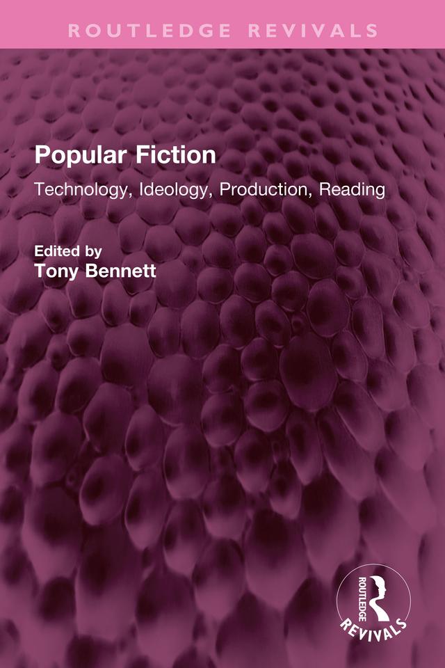 Popular Fiction by Tony Bennett