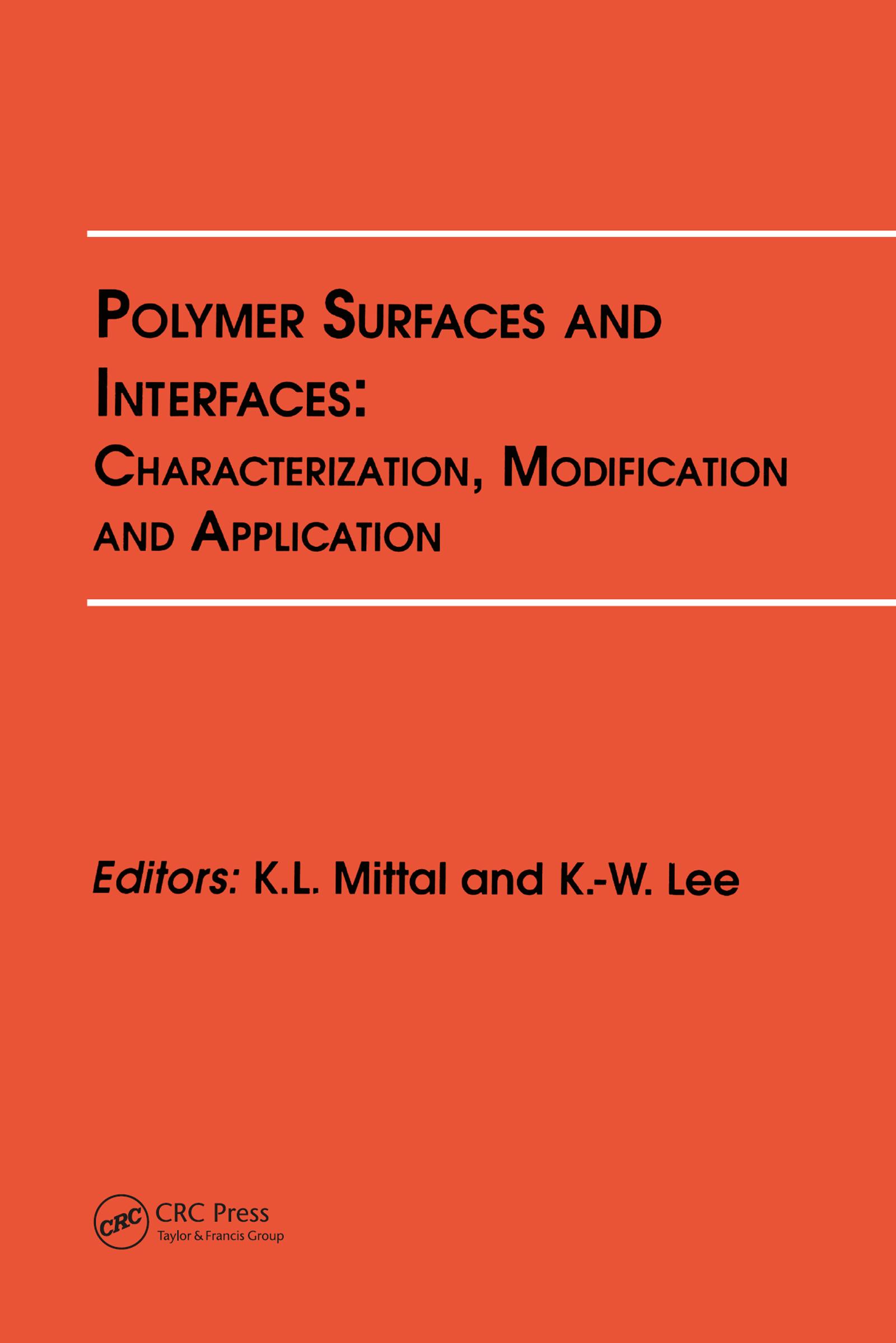 Polymer Surfaces and Interfaces: Characterization, Modification and Application
