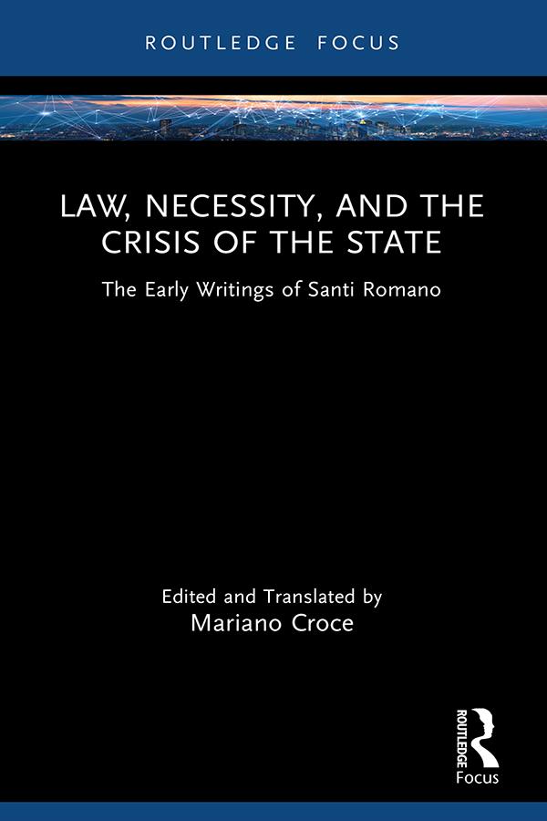 Law, Necessity, and the Crisis of the State