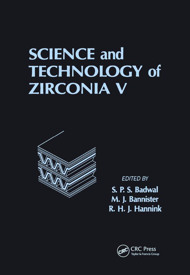 Science and Technology of Zirconia V by M., Bannister