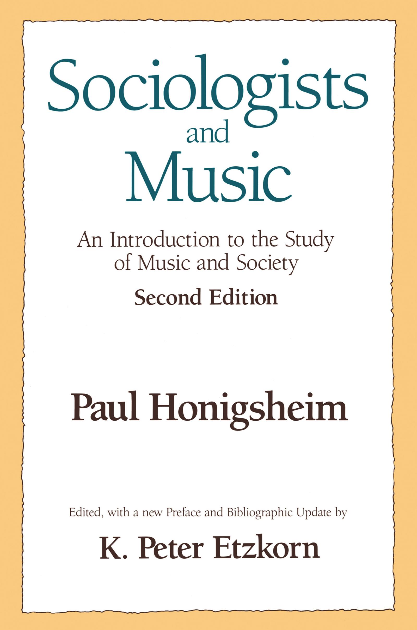 Sociologists and Music