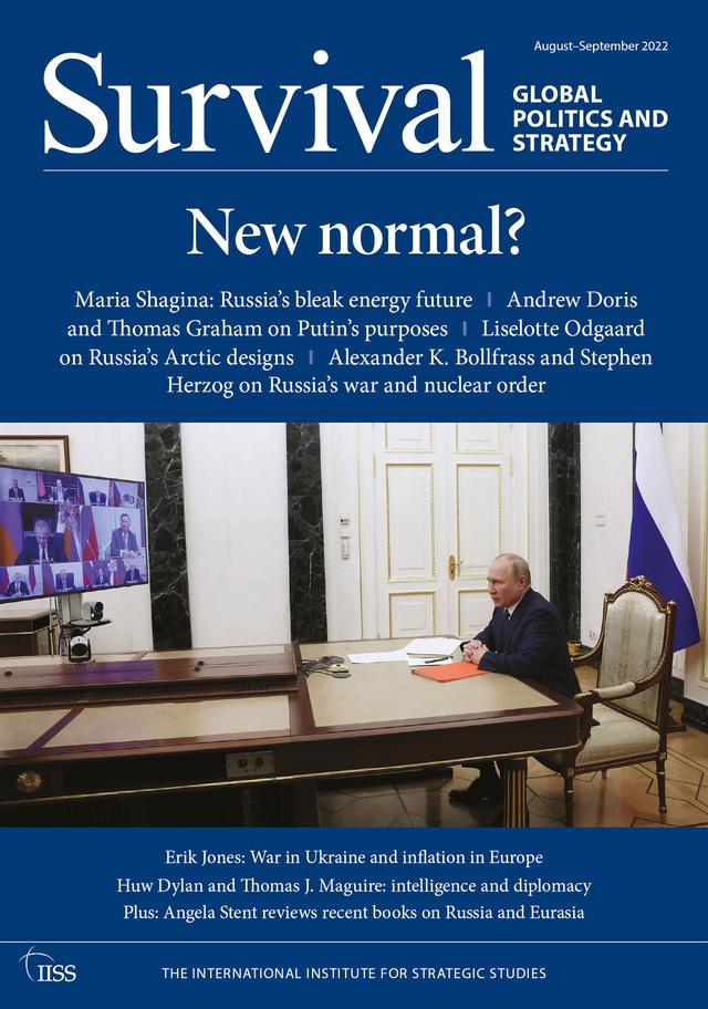 Survival: August - September 2022 by 0 The International Institute for Strategic Studies (IISS),