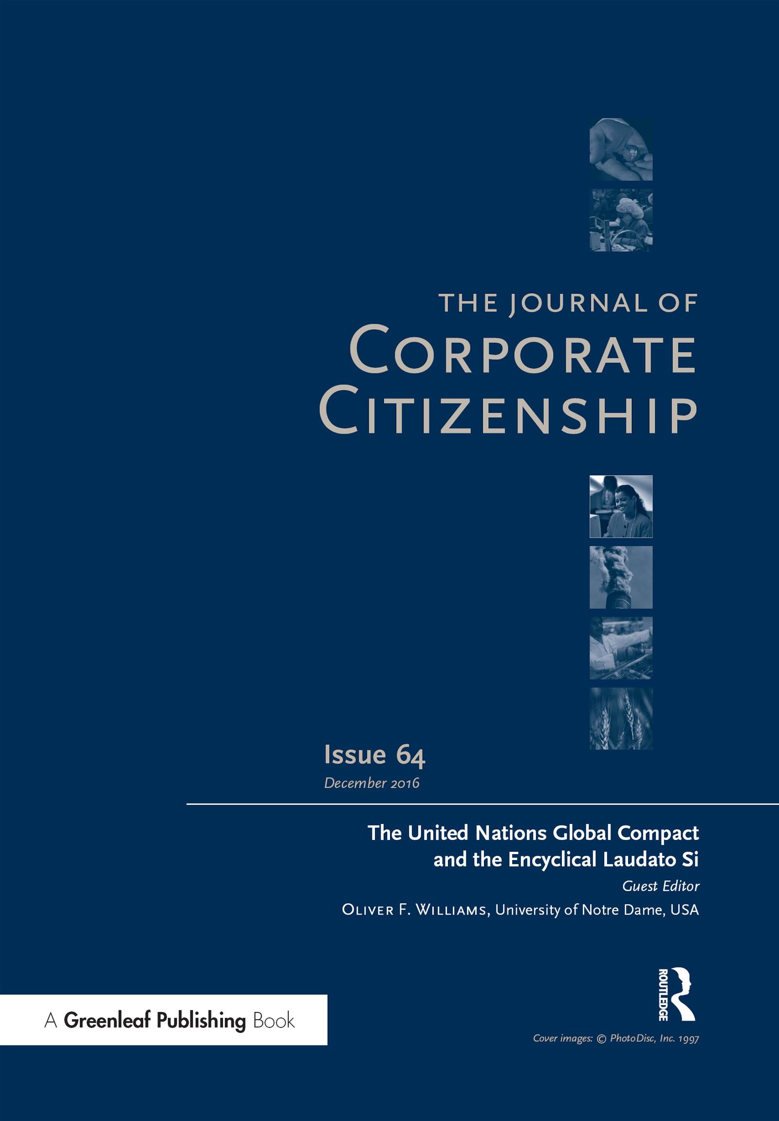 The United Nations Global Compact and the Encyclical Laudato Si