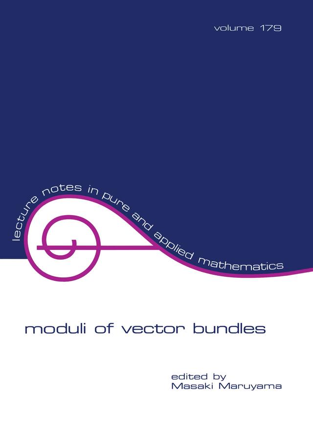 Moduli of Vector Bundles by Masaki Maruyama