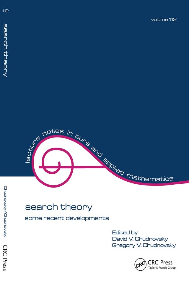 Search Theory by David V. Chudnovsky, Gregory V. Chudnovsky