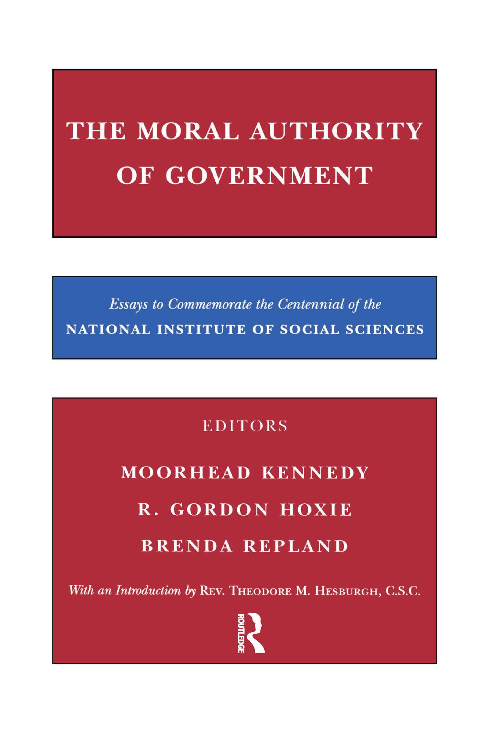 The Moral Authority of Government