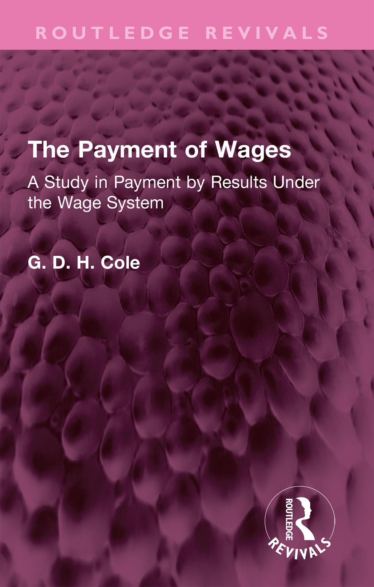 The Payment of Wages