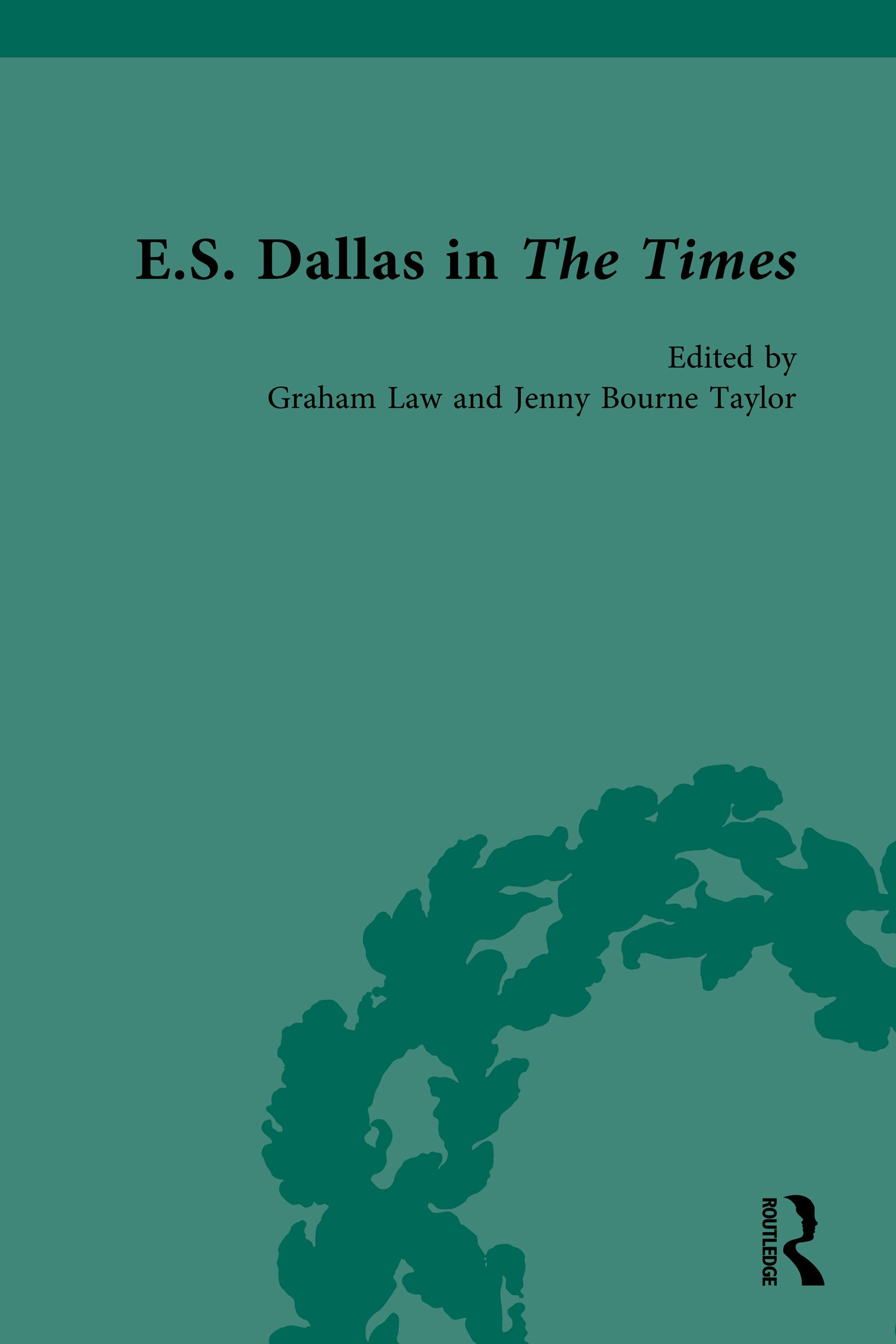 E.S. Dallas in The Times