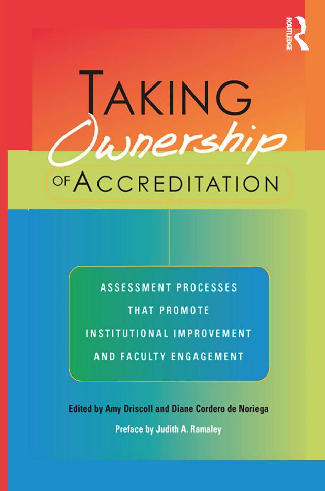 Taking Ownership of Accreditation by Amy Driscoll, Diane Cordero De Noriega
