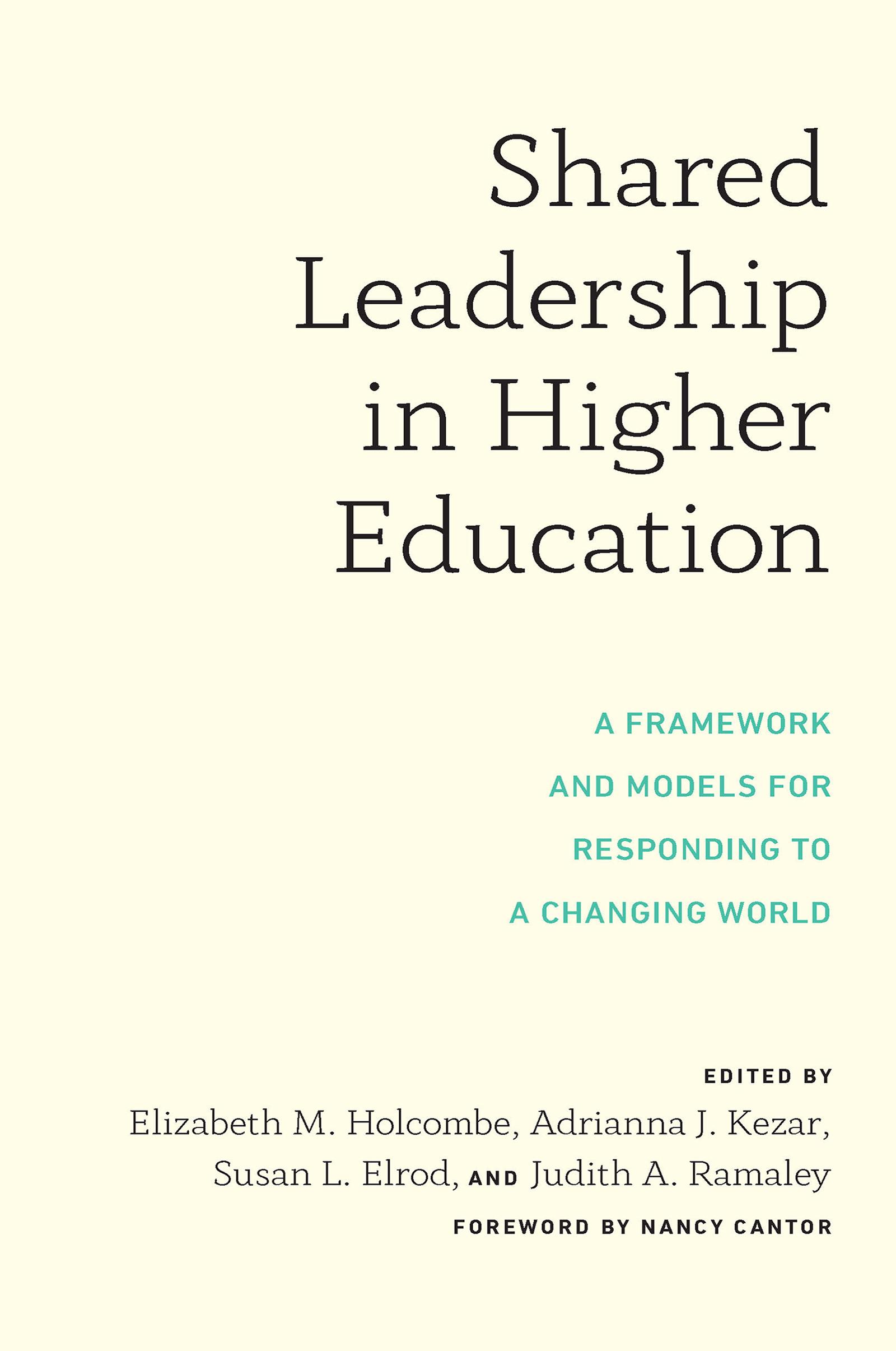 Shared Leadership in Higher Education