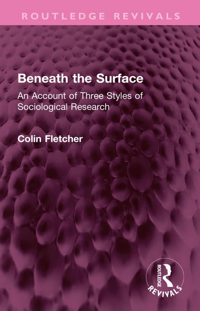 Beneath the Surface by Colin Fletcher