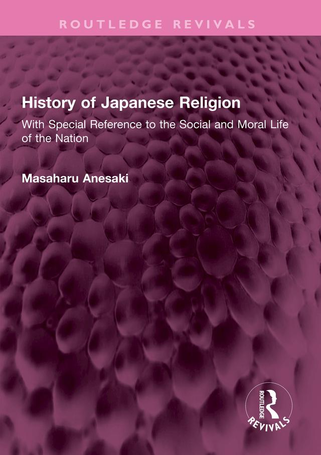 History of Japanese Religion by Masaharu Anesaki