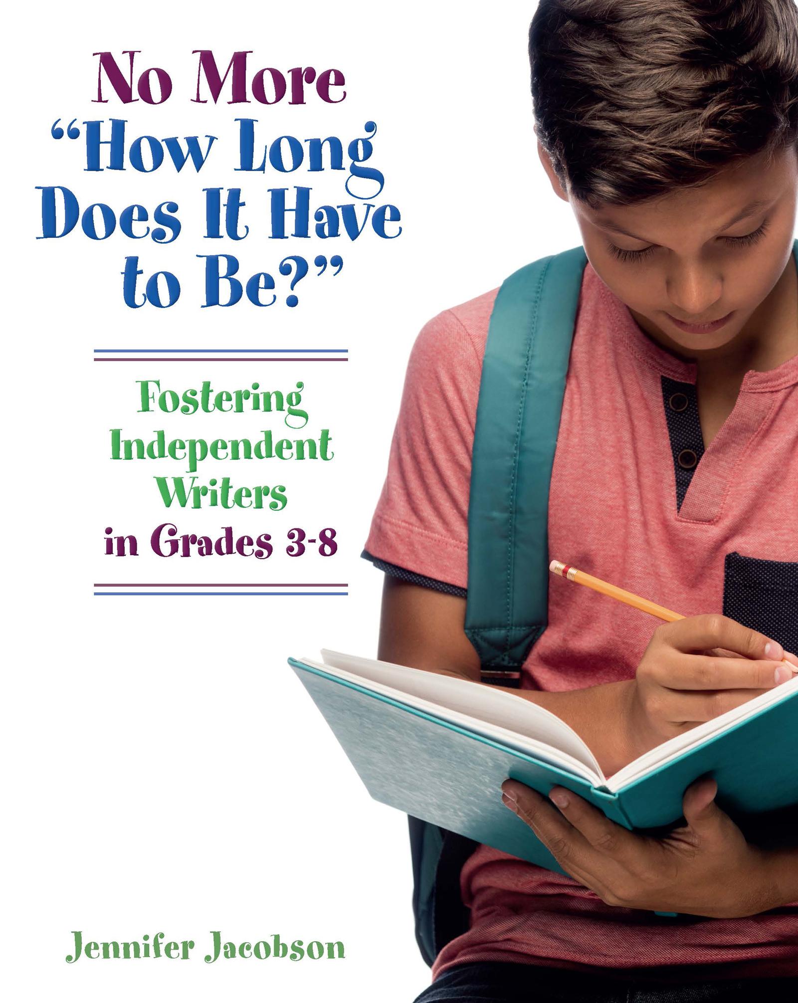 No More "How Long Does it Have to Be?"