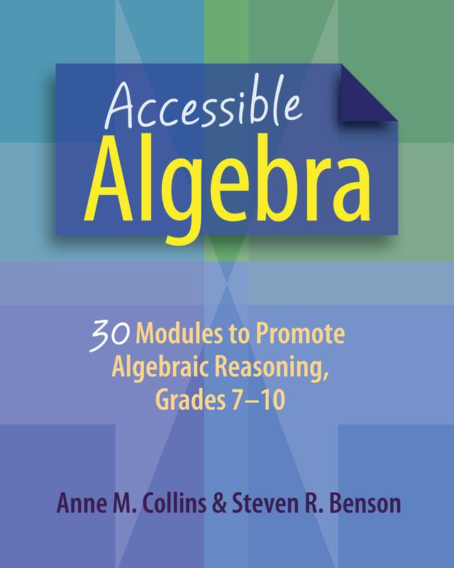 Accessible Algebra by Anne Collins, Steven Benson