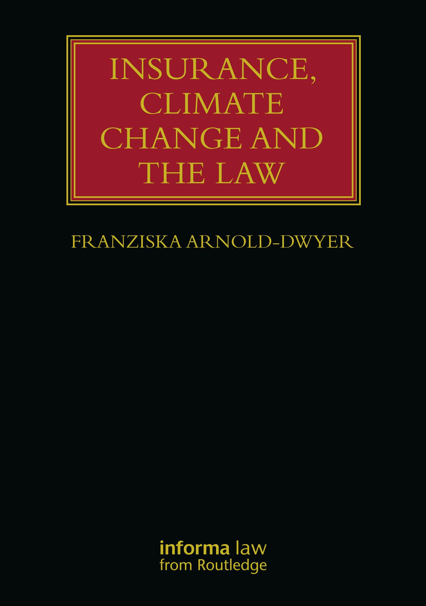 Insurance, Climate Change and the Law