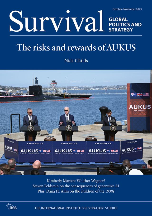Survival: October – November 2023 by The International Institute for Strategic Studies (IISS)