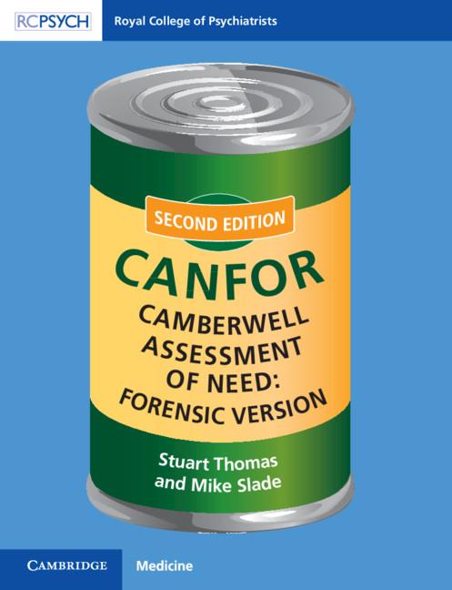 Camberwell Assessment of Need: Forensic Version by Mike Slade, Stuart Thomas