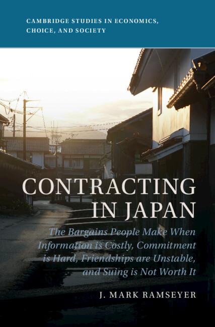 Contracting in Japan by J. Mark Ramseyer
