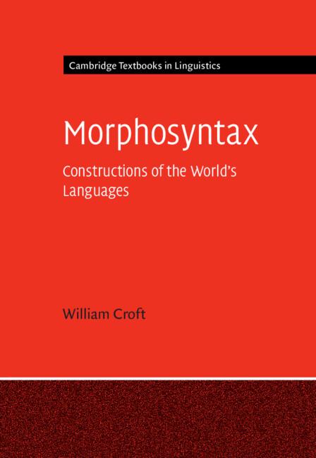 Morphosyntax by William Croft