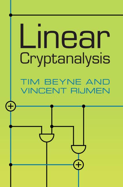 Linear Cryptanalysis by Tim Beyne, Vincent Rijmen