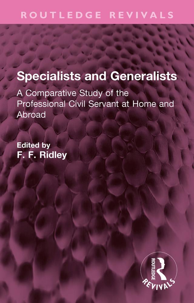 Specialists and Generalists by F. F. Ridley