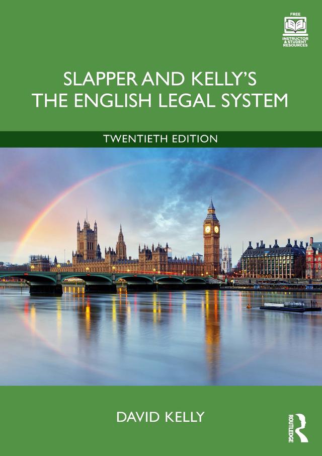 Slapper and Kelly's The English Legal System by David Kelly