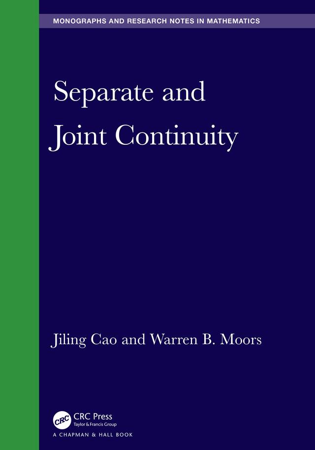 Separate and Joint Continuity by Jiling Cao, Warren B. Moors