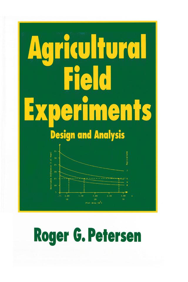 Agricultural Field Experiments