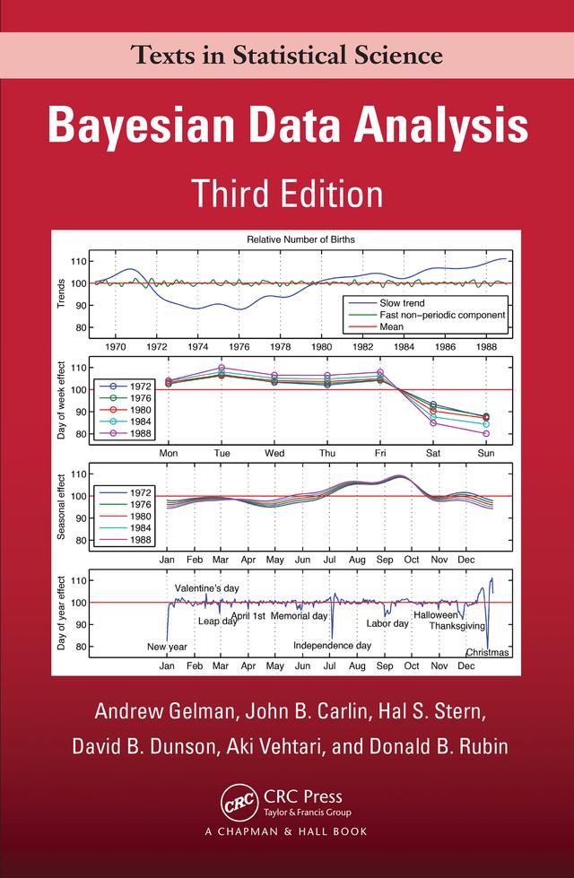 Bayesian Data Analysis by Aki Vehtari, Andrew Gelman, David B. Dunson, Donald B. Rubin, Hal S. Stern, John B. Carlin
