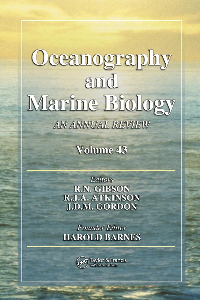 Oceanography and Marine Biology by J. D. M. Gordon, R. J. A. Atkinson, R. N. Gibson