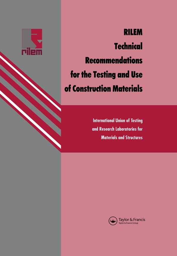 RILEM Technical Recommendations for the testing and use of construction materials by Rilem