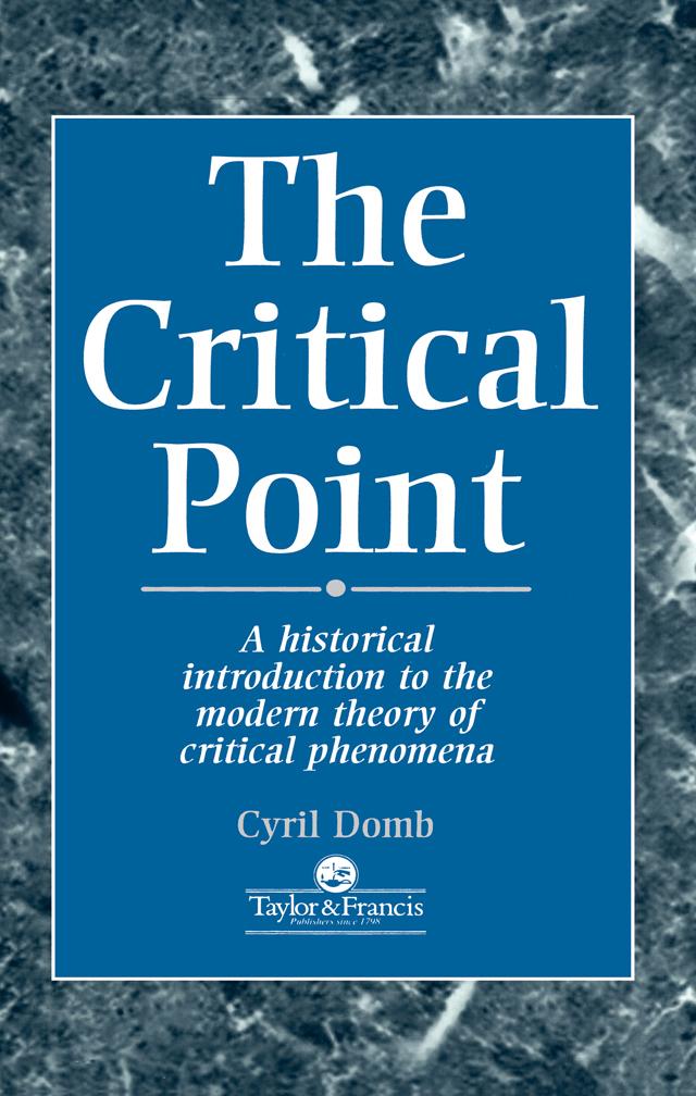 The Critical Point by C Domb