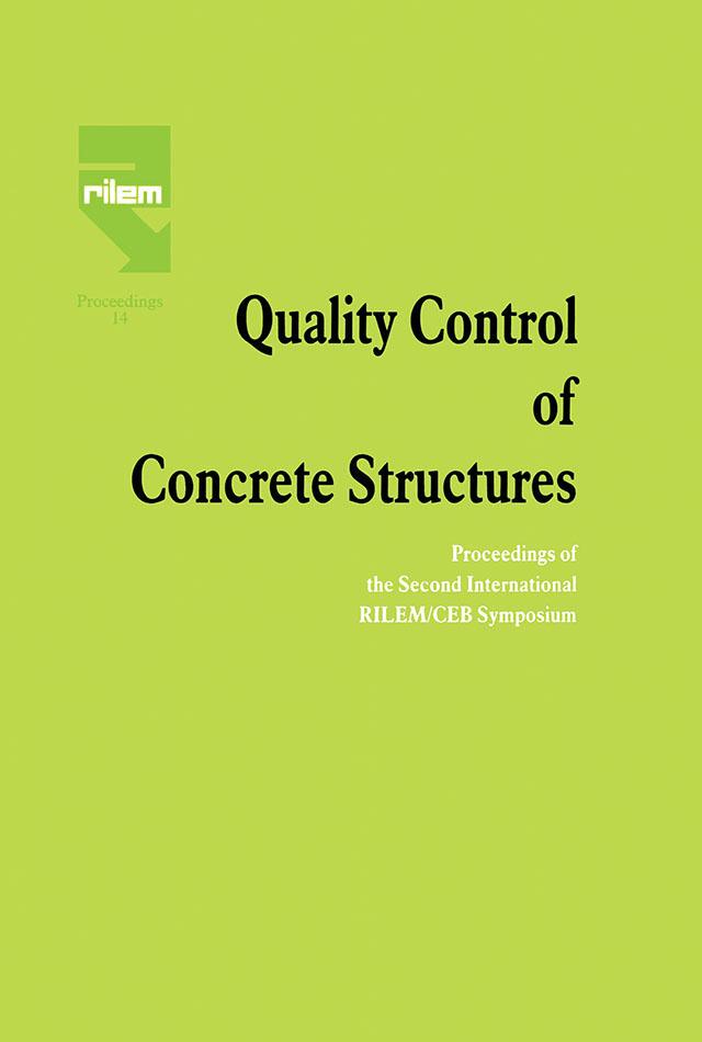 Quality Control of Concrete Structures by H. Lambotte, L. Taerwe