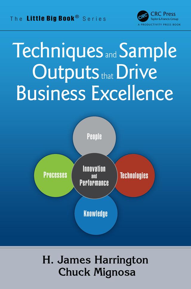 Techniques and Sample Outputs that Drive Business Excellence by Chuck Mignosa, H. James Harrington