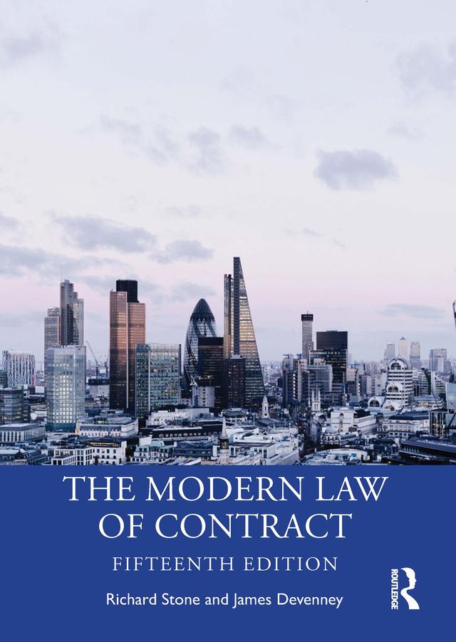 The Modern Law of Contract by James Devenney, Richard Stone