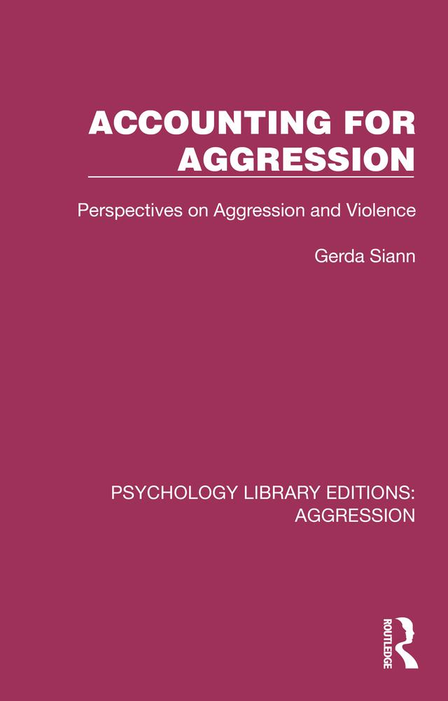 Accounting for Aggression by Gerda Siann