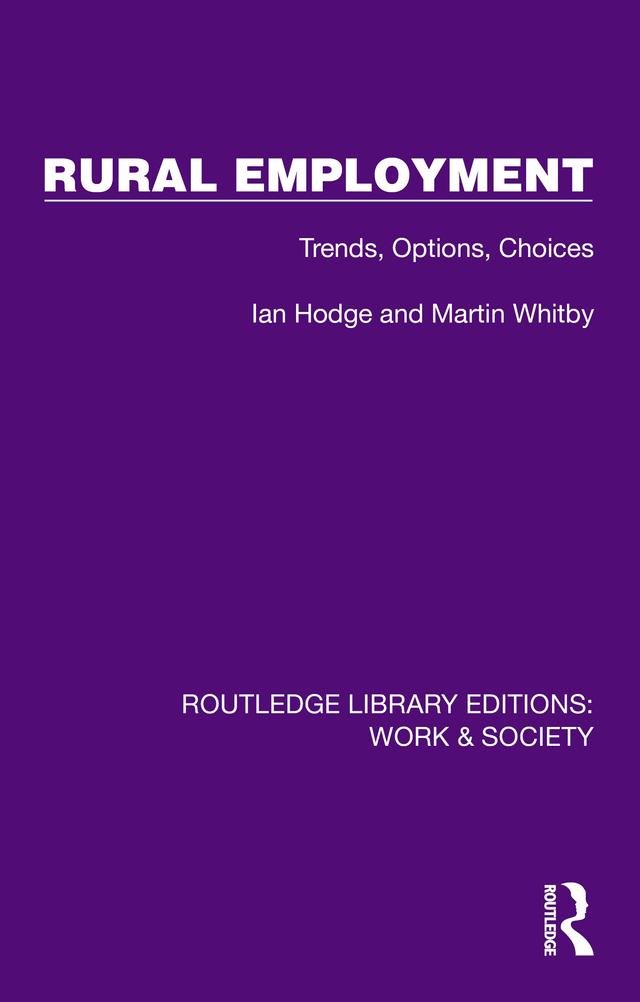 Rural Employment by Ian Hodge, Martin Whitby