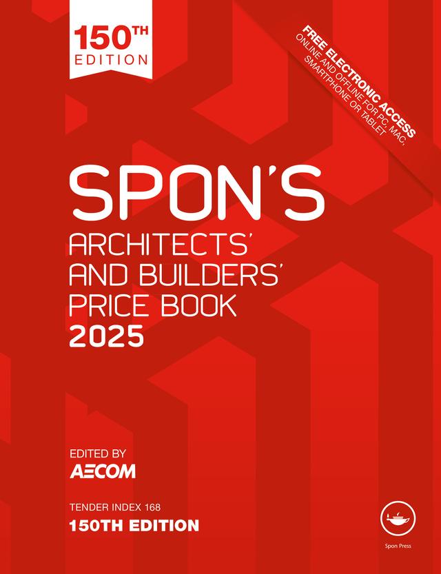 Spon's Architects' and Builders' Price Book 2025 by AECOM