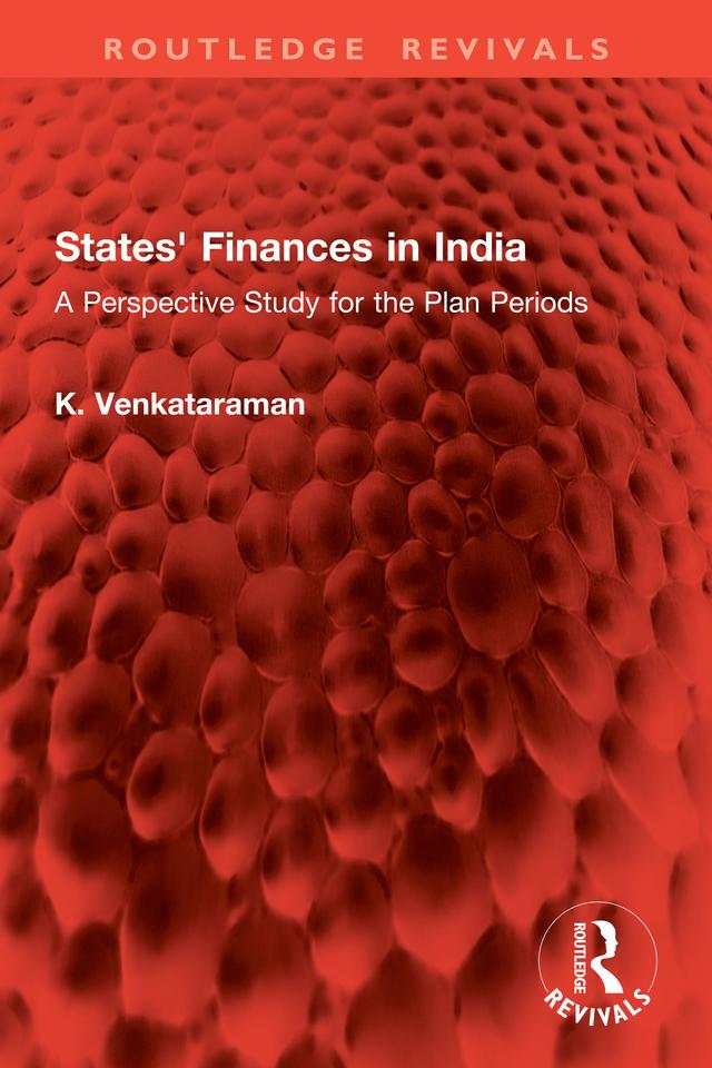 States' Finances in India by K. Venkataraman