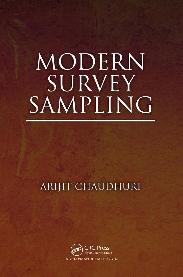 Modern Survey Sampling by Arijit Chaudhuri